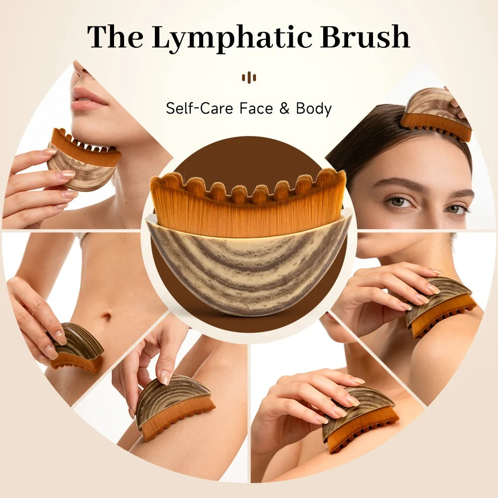Portable Lymphatic Contour Face Brush