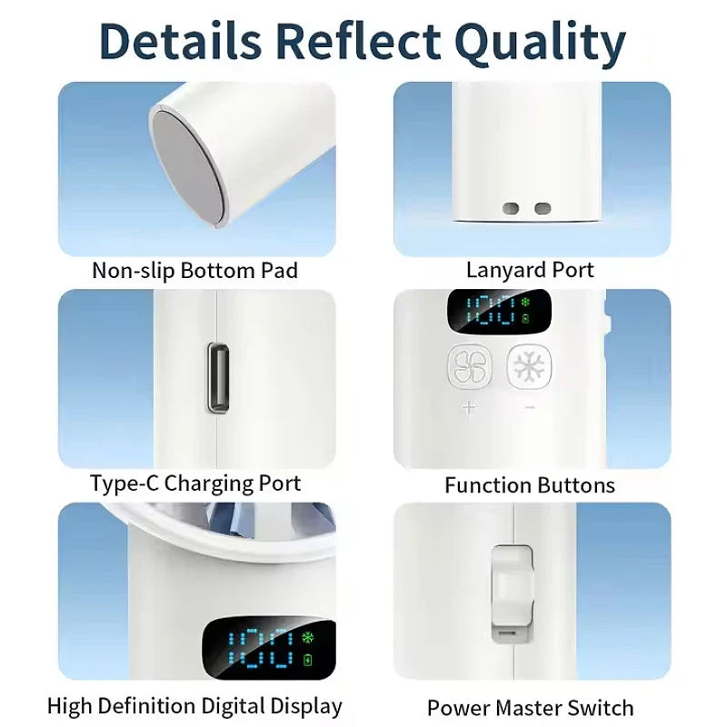 Portable Semiconductor Cooling Handheld Fan