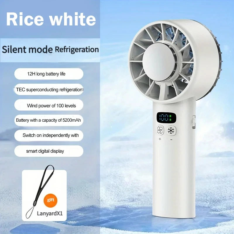 Portable Semiconductor Cooling Handheld Fan