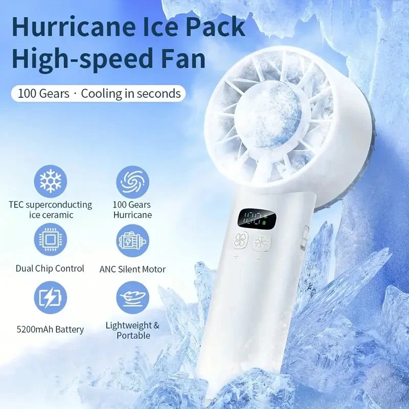 Portable Semiconductor Cooling Handheld Fan